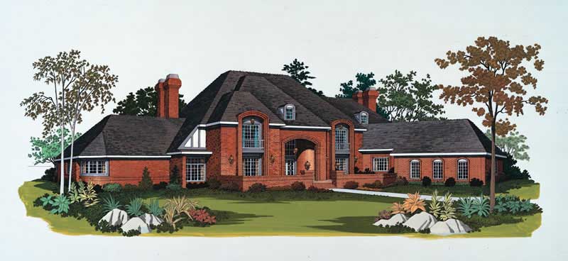 European home (ThePlanCollection: Plan #137-1351)