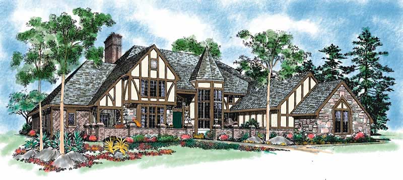 European home (ThePlanCollection: Plan #137-1359)