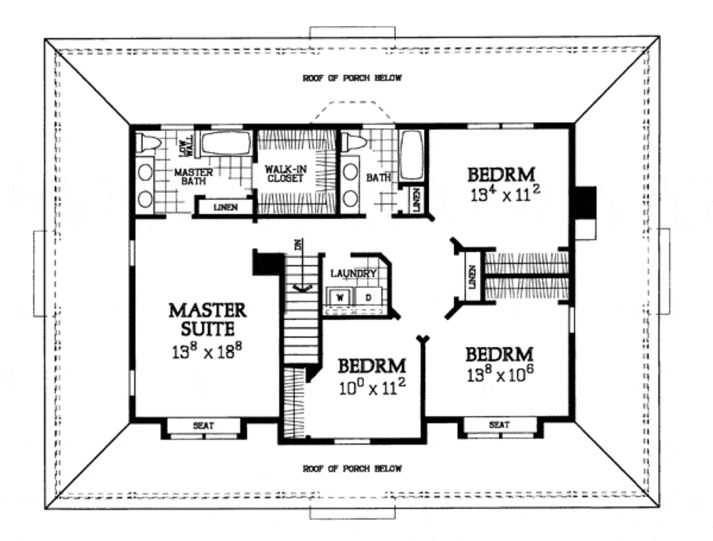 Upper Level of Country Plan #137-1403