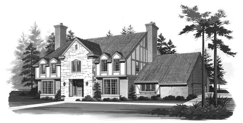 European home (ThePlanCollection: Plan #137-1440)