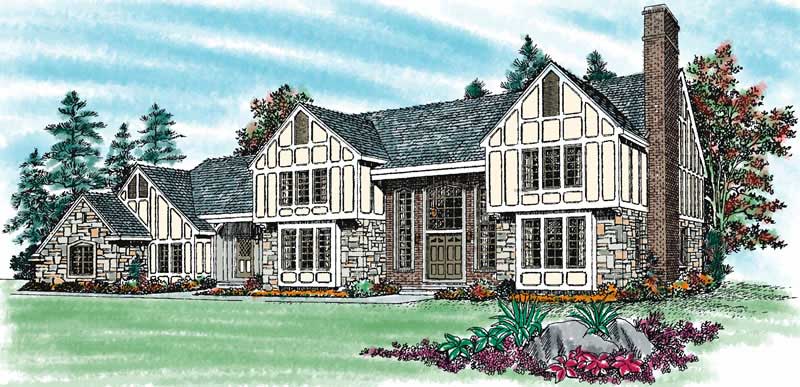 European home (ThePlanCollection: Plan #137-1451)