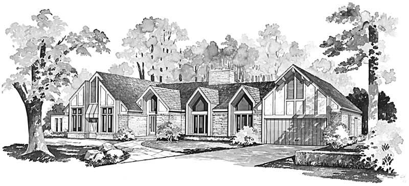 European home (ThePlanCollection: Plan #137-1455)