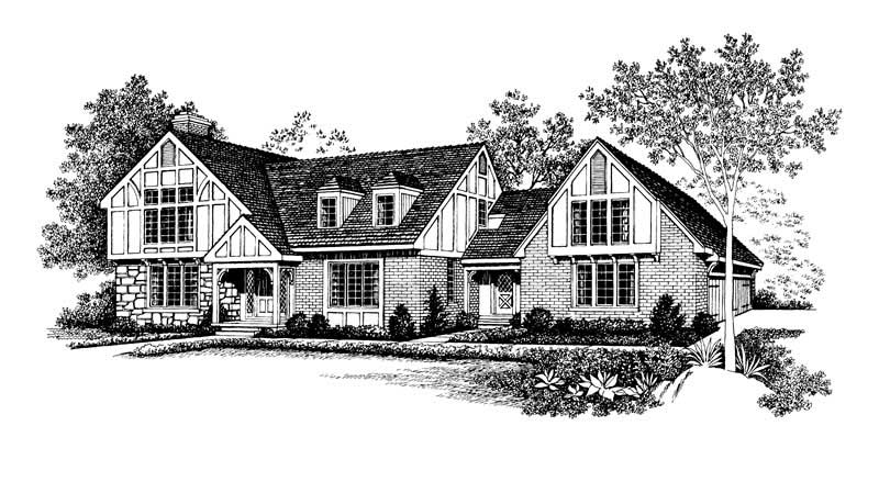 European home (ThePlanCollection: Plan #137-1473)