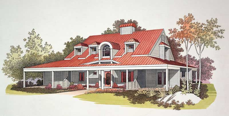 Right Side View of this 3-Bedroom, 2230 Sq Ft Plan - 137-1527