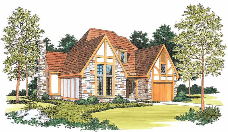 European home (ThePlanCollection: Plan #137-1531)
