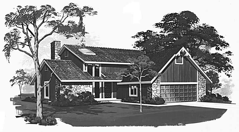 Front View of this 3-Bedroom, 1961 Sq Ft Plan - 137-1535