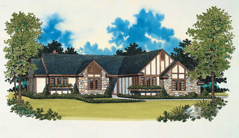 European home (ThePlanCollection: Plan #137-1569)