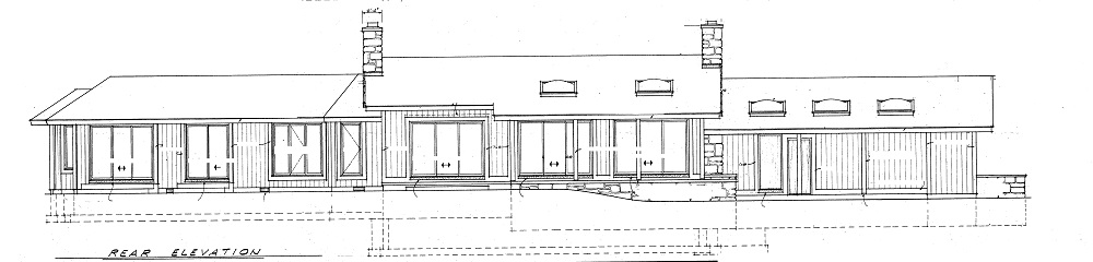 Home Plan Rear Elevation of this 3-Bedroom,2459 Sq Ft Plan -137-1630
