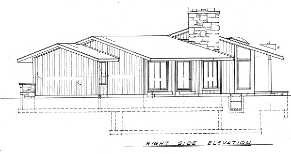 Home Plan Right Elevation of this 3-Bedroom,2459 Sq Ft Plan -137-1630