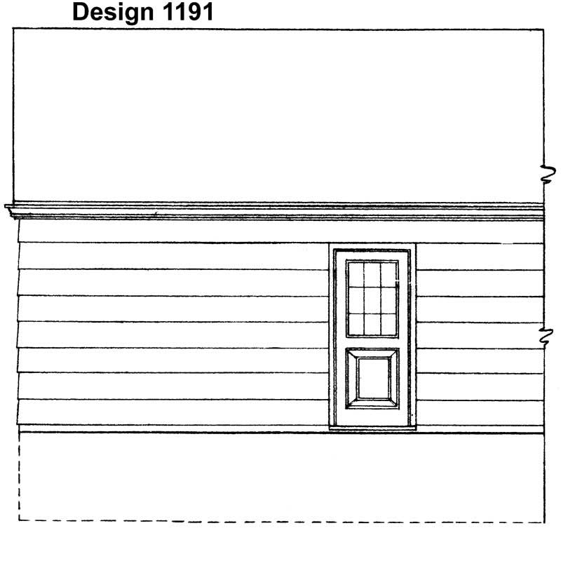 Floor Plan Second Story of Ranch Plan #137-1788
