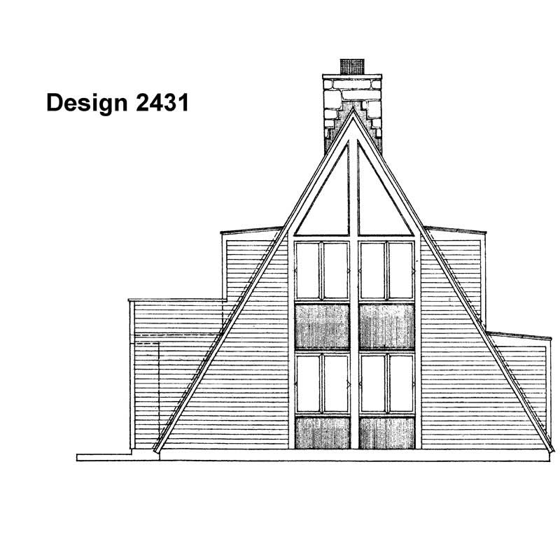 Home Plan Rear Elevation of this 3-Bedroom,1463 Sq Ft Plan -137-1791