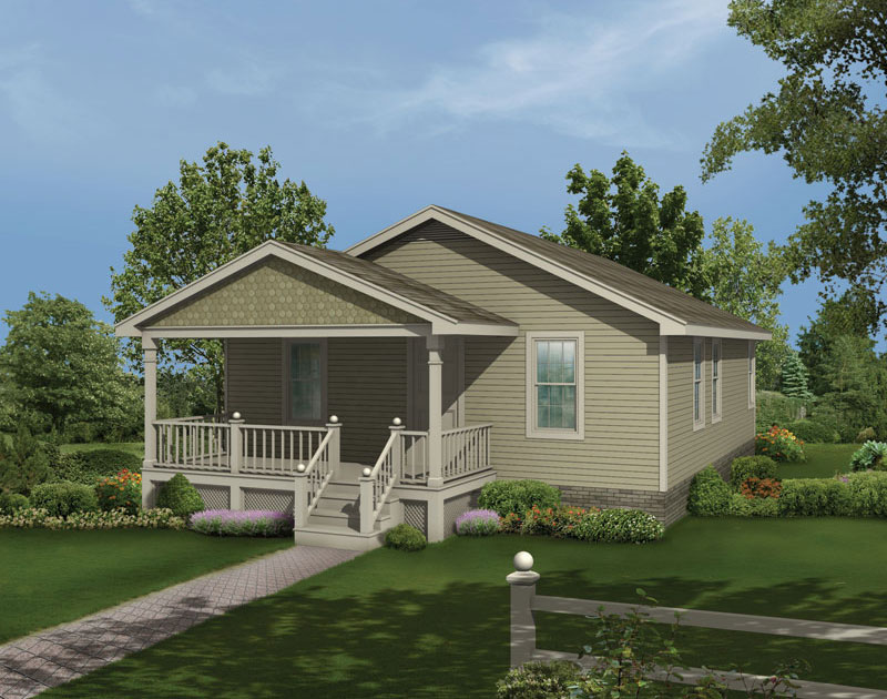 Front elevation of Country home (ThePlanCollection: House Plan #138-1015)
