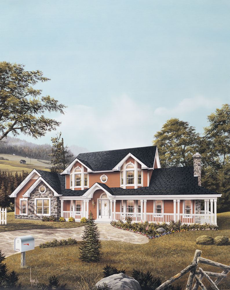 Front View of this 5-Bedroom, 2828 Sq Ft Plan - 138-1046