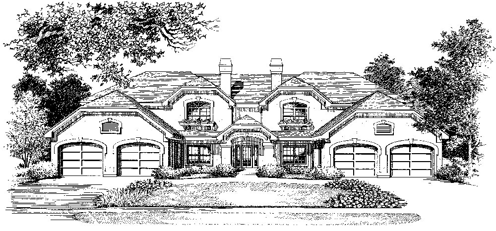 Front View of this 12-Bedroom, 4240 Sq Ft Plan - 138-1053