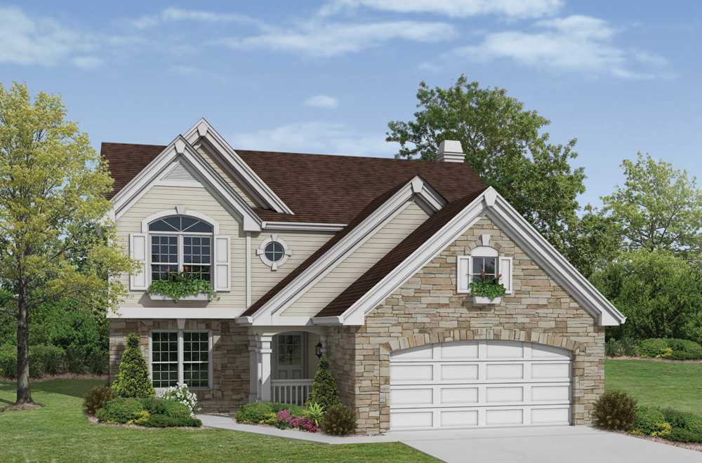 Front elevation of Traditional home (ThePlanCollection: House Plan #138-1169)