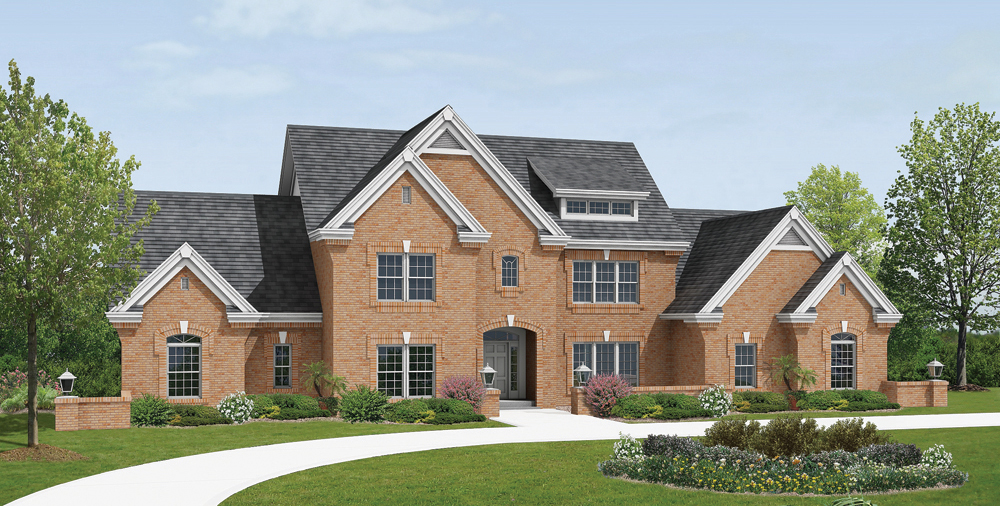 Front elevation of Traditional home (ThePlanCollection: House Plan #138-1183)