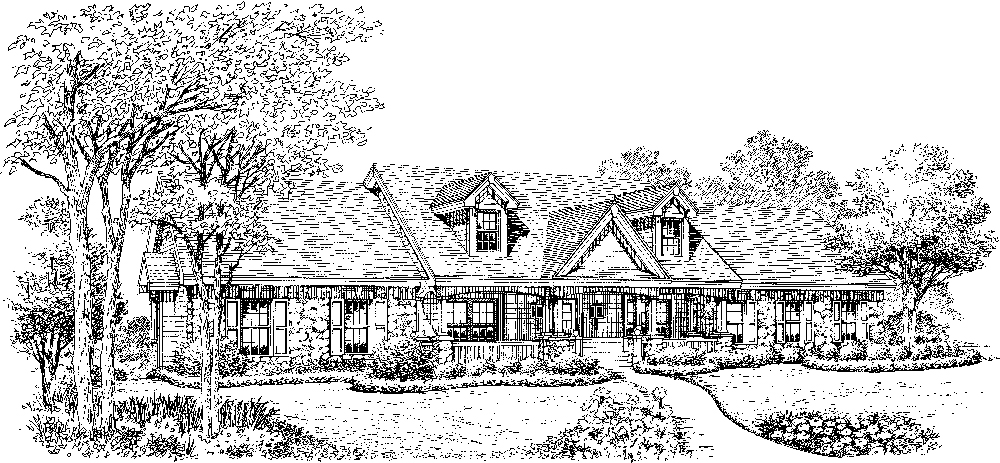 Front View of this 3-Bedroom, 1814 Sq Ft Plan - 138-1219