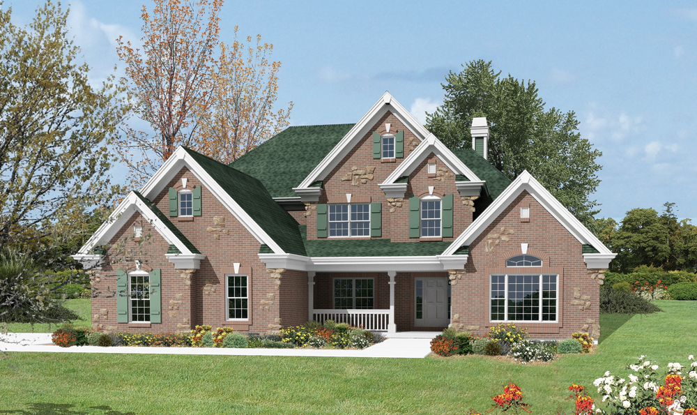 Front elevation of Traditional home (ThePlanCollection: House Plan #138-1228)