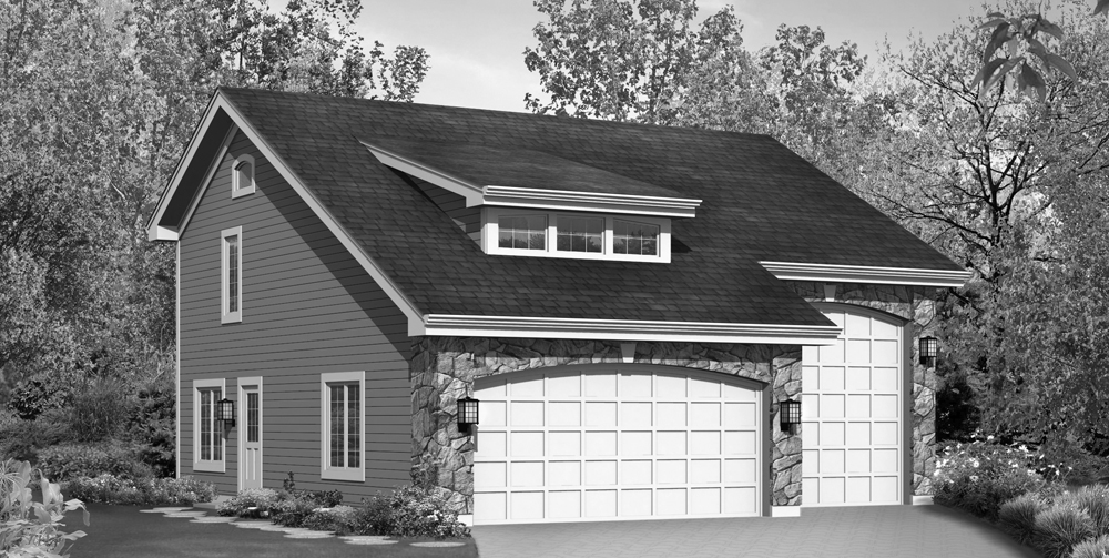Right Side View of this 1-Bedroom, 713 Sq Ft Plan - 138-1232