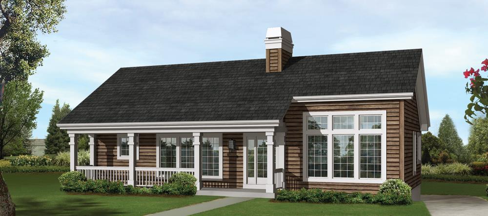 Front View of this 3-Bedroom, 1680 Sq Ft Plan - 138-1246
