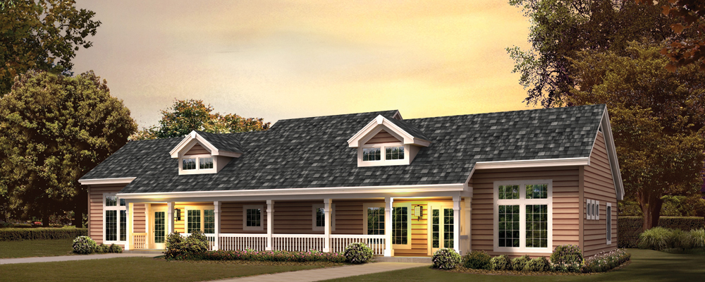 Front elevation of Multi-Unit home (ThePlanCollection: House Plan #138-1255)