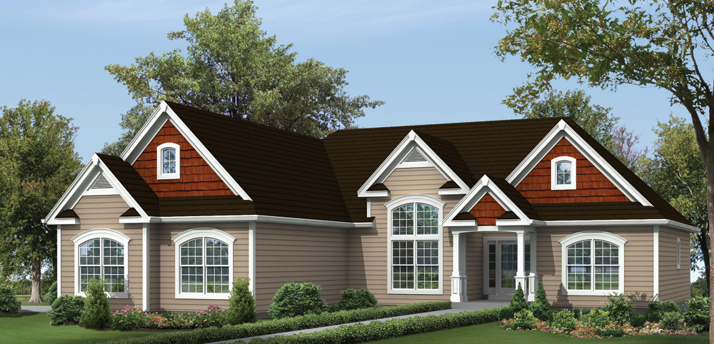 Front View of this 3-Bedroom, 1983 Sq Ft Plan - 138-1299