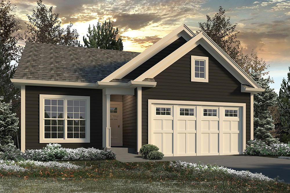 Front elevation of Country home (ThePlanCollection: House Plan #138-1342)