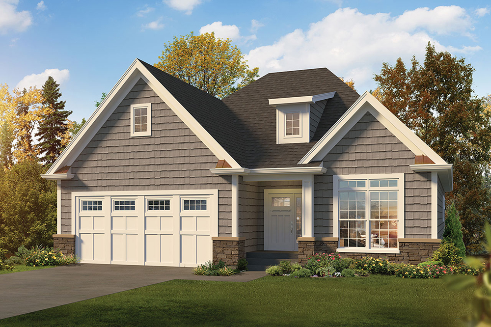 Front elevation of Country home (ThePlanCollection: House Plan #138-1362)