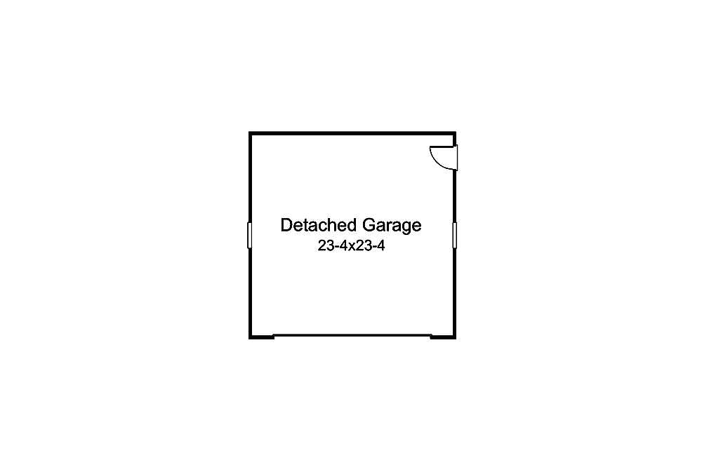 Floor Plan Garage of Country Plan #138-1365