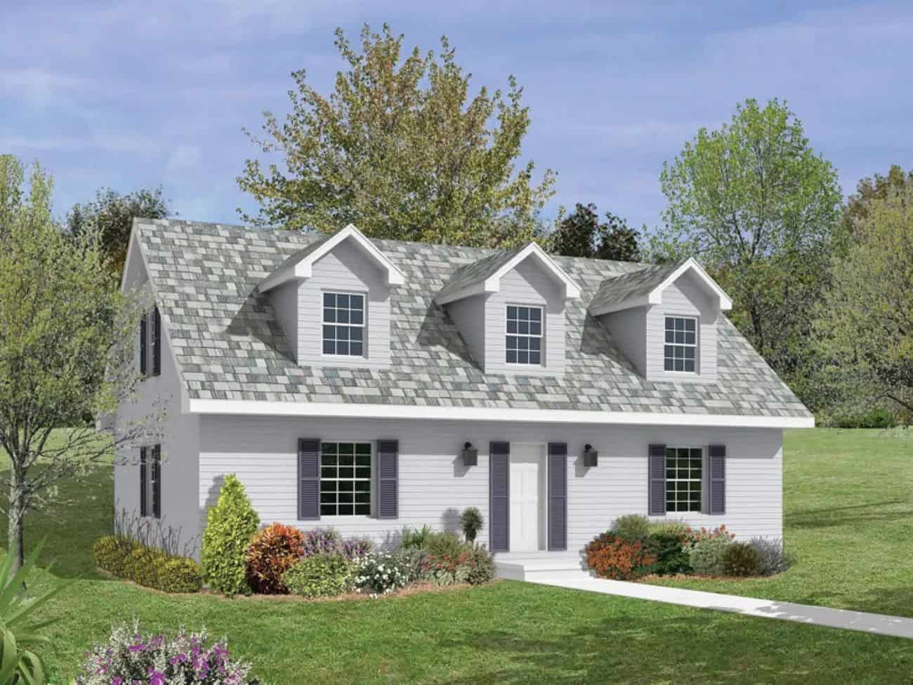 Front View of this 4-Bedroom,1705 Sq Ft Plan -138-1449