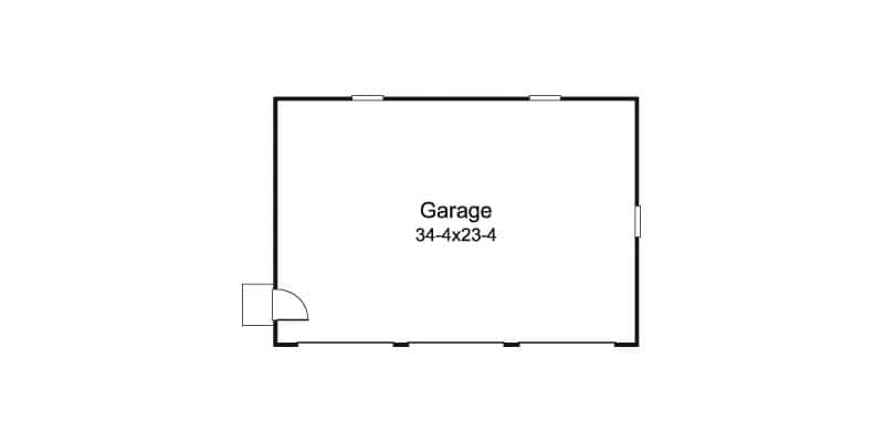 Garage of Cape Cod Plan #138-1464