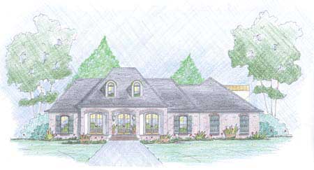 European Plans Front elevation.
