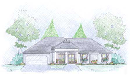 European Home Designs front elevation image.