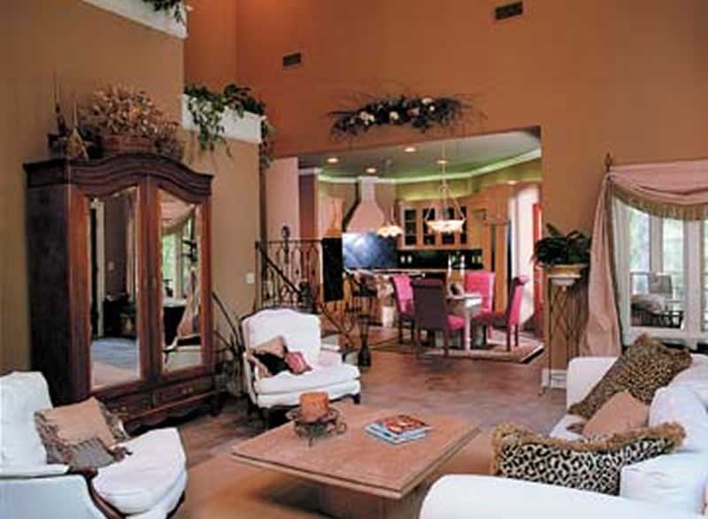 Living and Dining Rooms of this 3-Bedroom,2764 Sq Ft Plan -2764