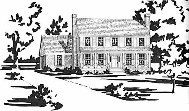 Country home (ThePlanCollection: Plan #139-1085)