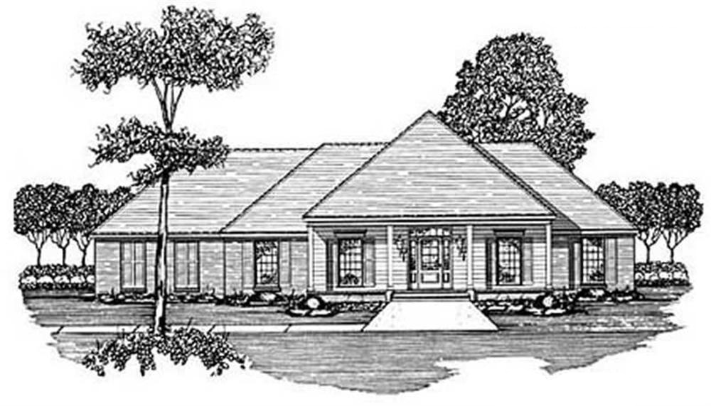 Main image for house plan # 8003