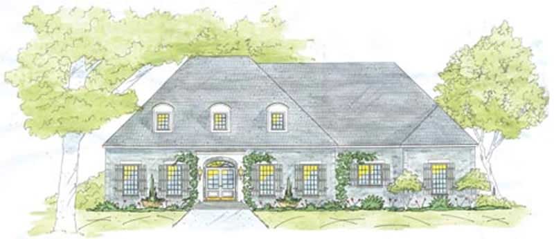 Luxury  home (ThePlanCollection: Plan #139-1163)