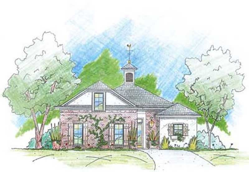 Country home (ThePlanCollection: Plan #139-1189)