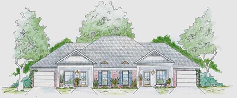 Multi-Unit home (ThePlanCollection: Plan #139-1232)