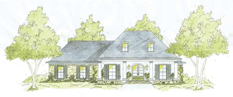 Country home (ThePlanCollection: Plan #139-1237)