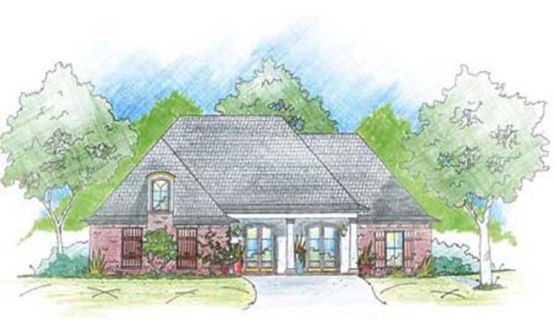 Country home (ThePlanCollection: Plan #139-1238)