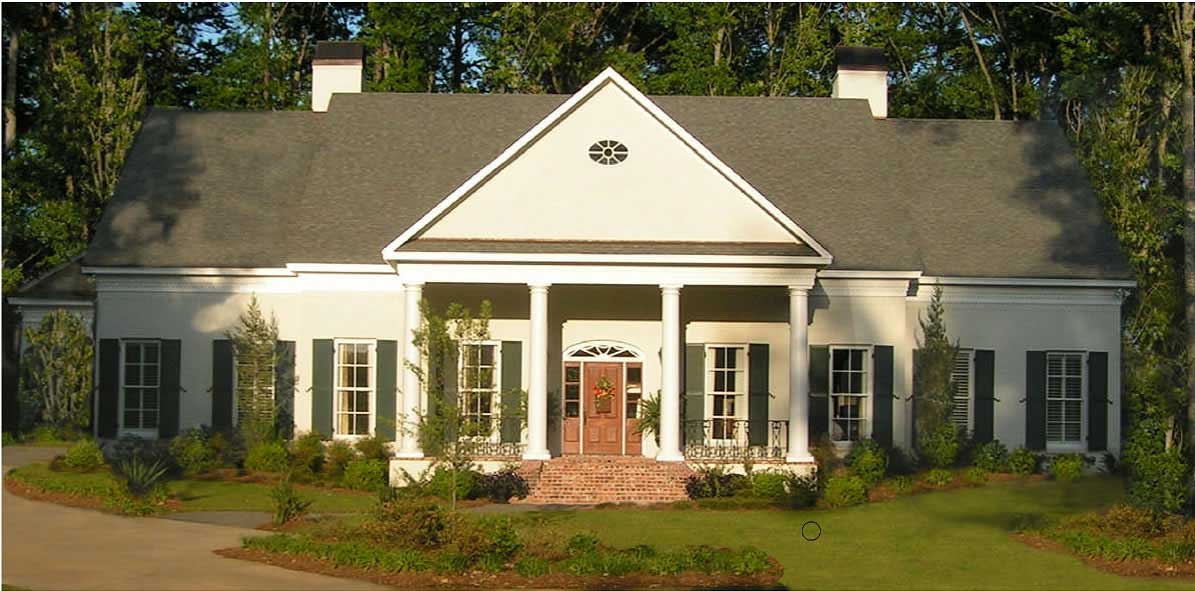 Traditional home (ThePlanCollection: Plan #140-1008)