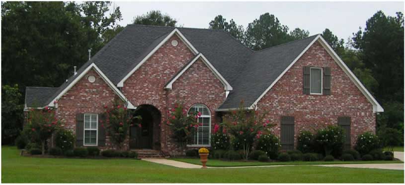 This is a color photo of these European Homeplans.