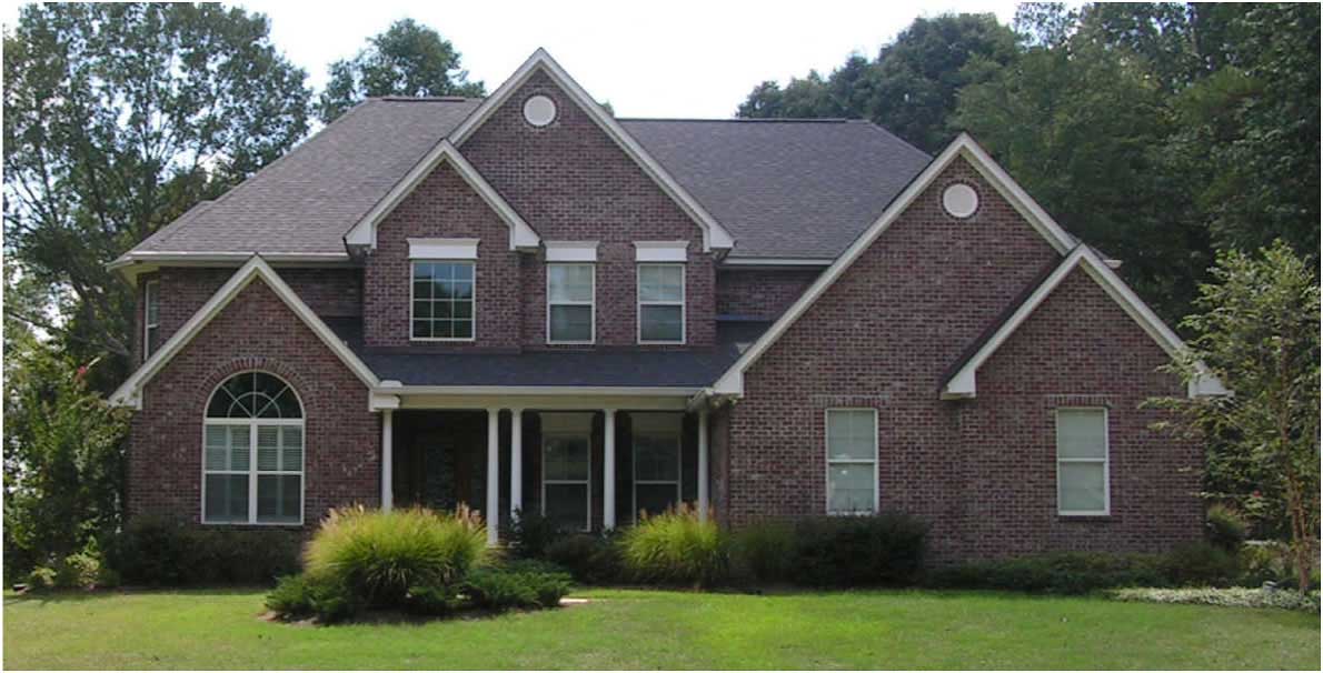 This is a color photo of these Luxury Home Plans.