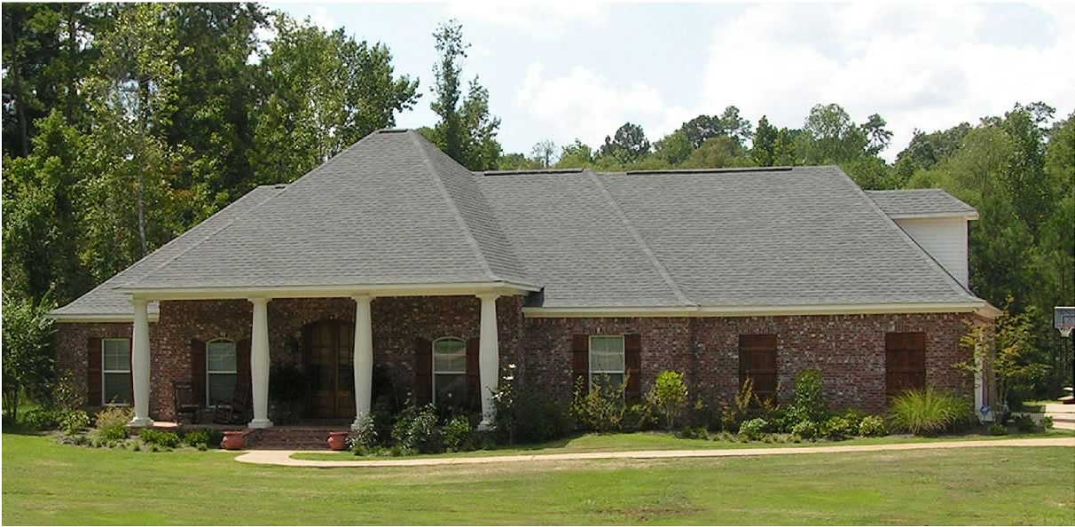 This is a color photo of these French Country Homeplans.