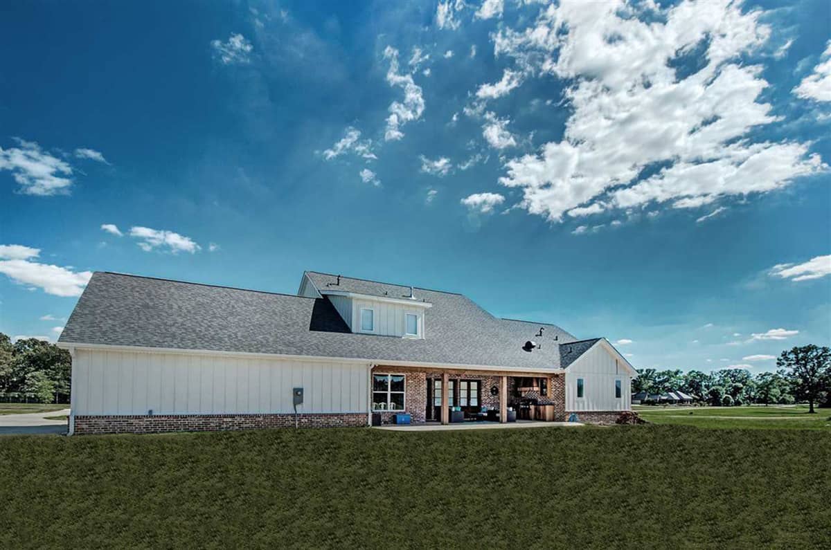 Rear View of this 4-Bedroom,3410 Sq Ft Plan -3410