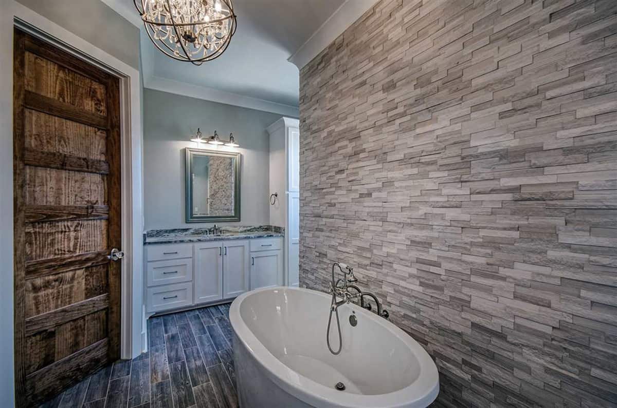 Master Bathroom: Tub of this 4-Bedroom,3410 Sq Ft Plan -3410