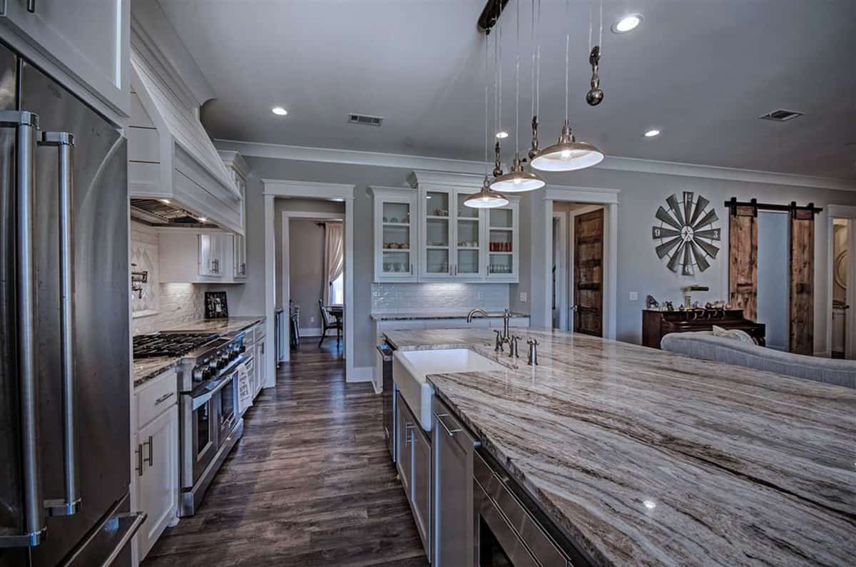 Kitchen: Kitchen Island of this 4-Bedroom,3410 Sq Ft Plan -3410