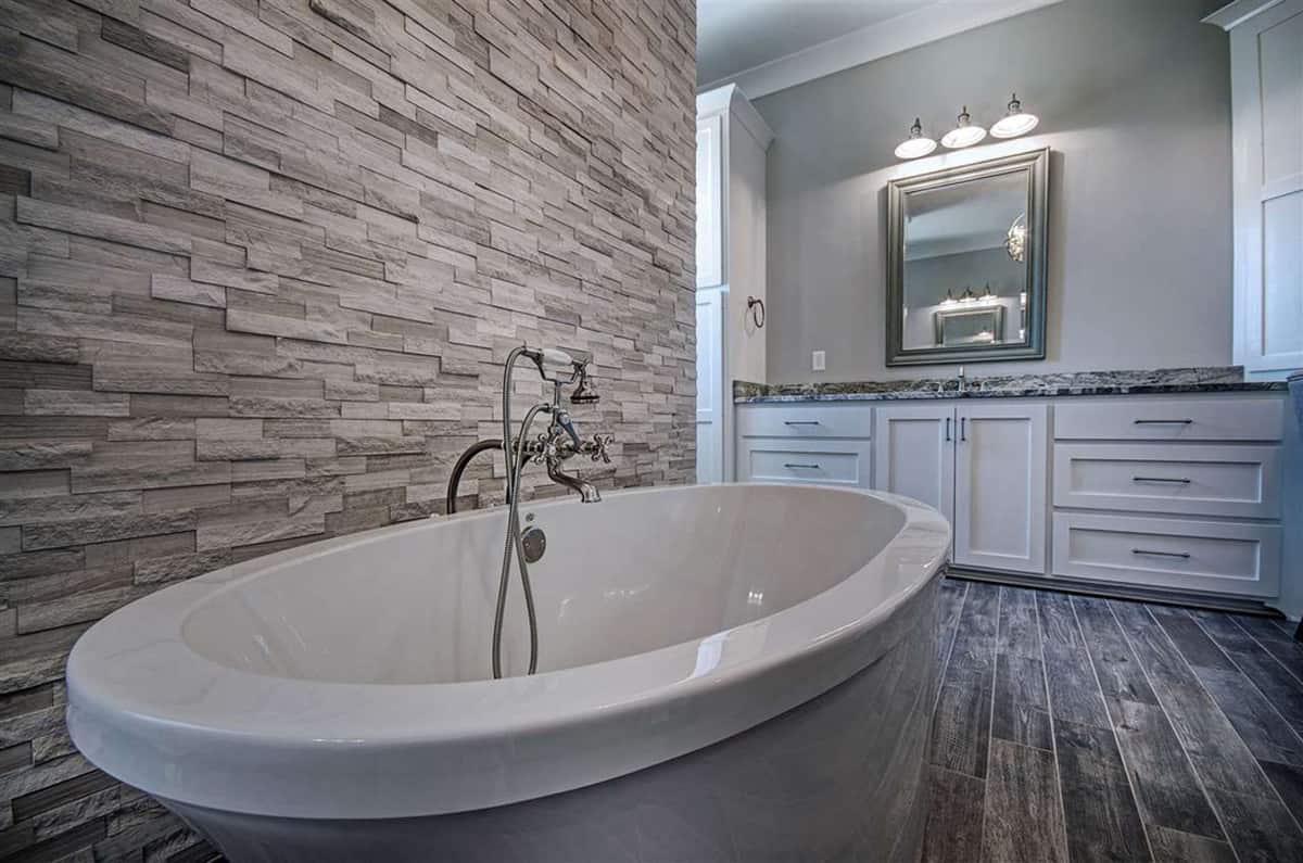 Master Bathroom: Tub of this 4-Bedroom,3410 Sq Ft Plan -3410