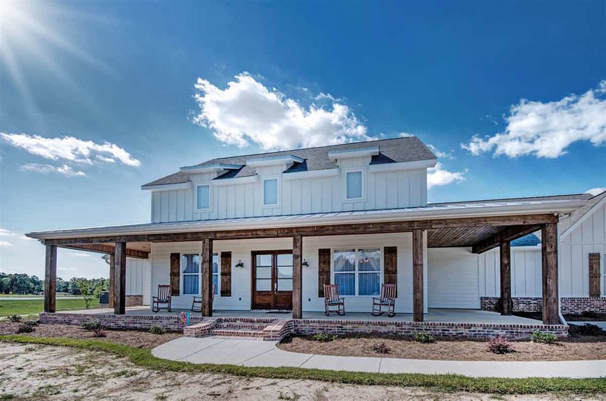 Front View of this 4-Bedroom,3410 Sq Ft Plan -3410